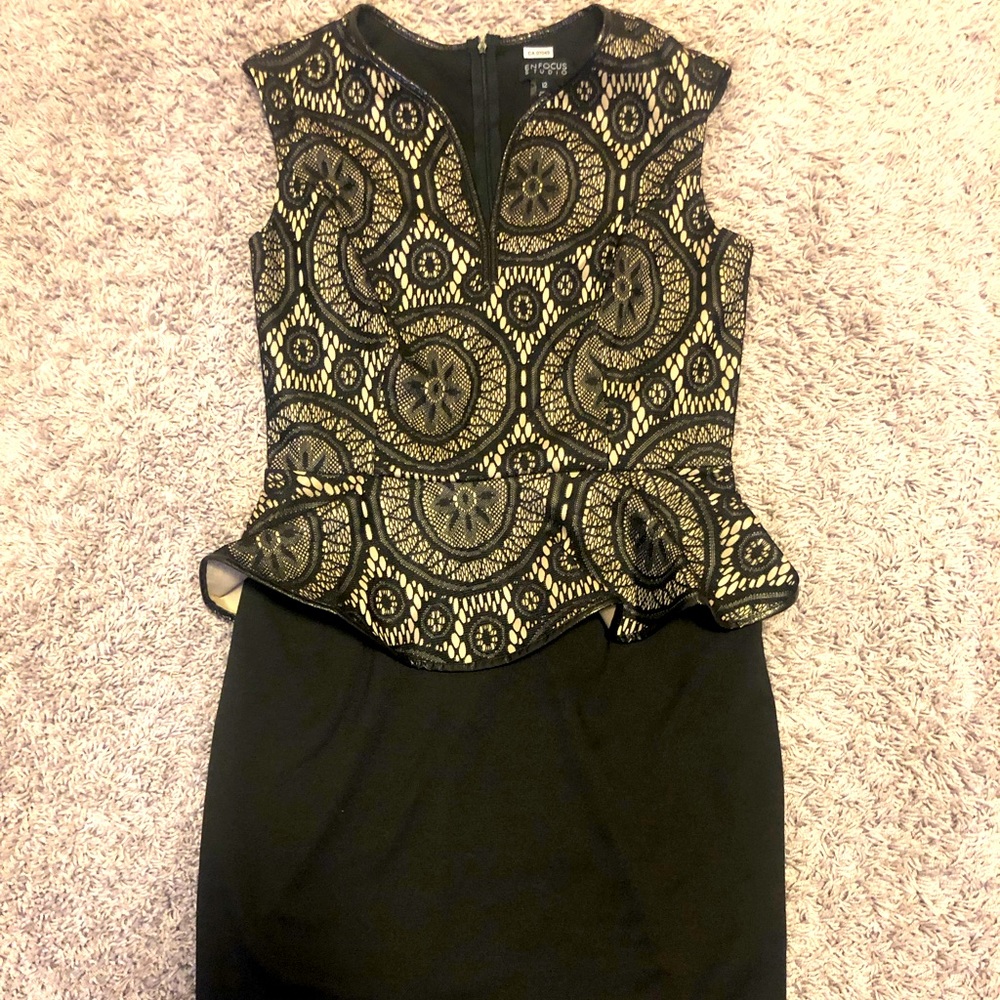 Enfocus Studios Plume Cocktail Dress Size 12